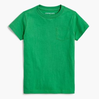 Kids' short-sleeve jersey pocket tee